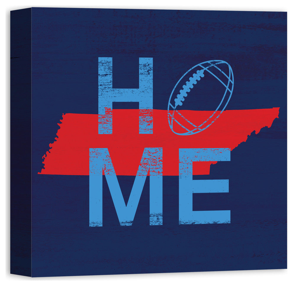 Tennessee Football State Pride 16x16 Canvas Wall Art