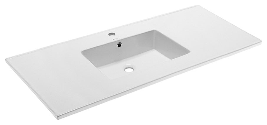 Voltaire 49" Vanity Top Sink with Single Faucet Hole