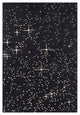 Stella Contemporary Area Rug, Black and Ivory, 5'x7'6"
