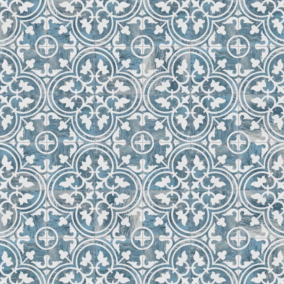Cassis Arte Blue Day Porcelain Floor and Wall Tile