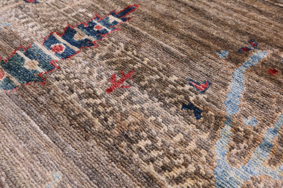 5' 10" X 8' 5" Handmade Tribal Persian Gabbeh Rug Q9664