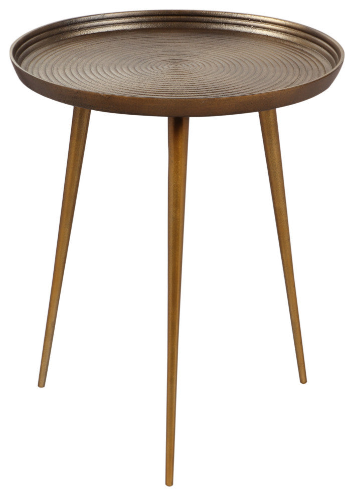 Veracruz Modern Handcrafted Aluminum Accent Table