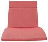 GDF Studio Soleil Outdoor Chaise Lounge Cushion, Red