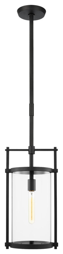 Eastham Outdoor Pendant, Textured Black