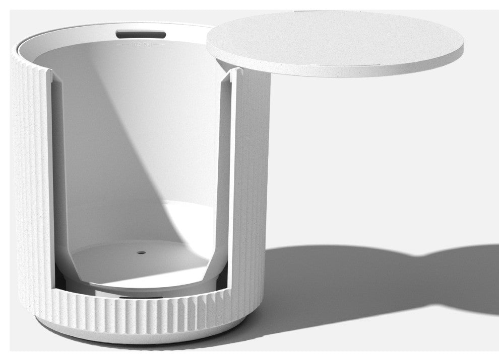 Veradek Chill Side Table, White