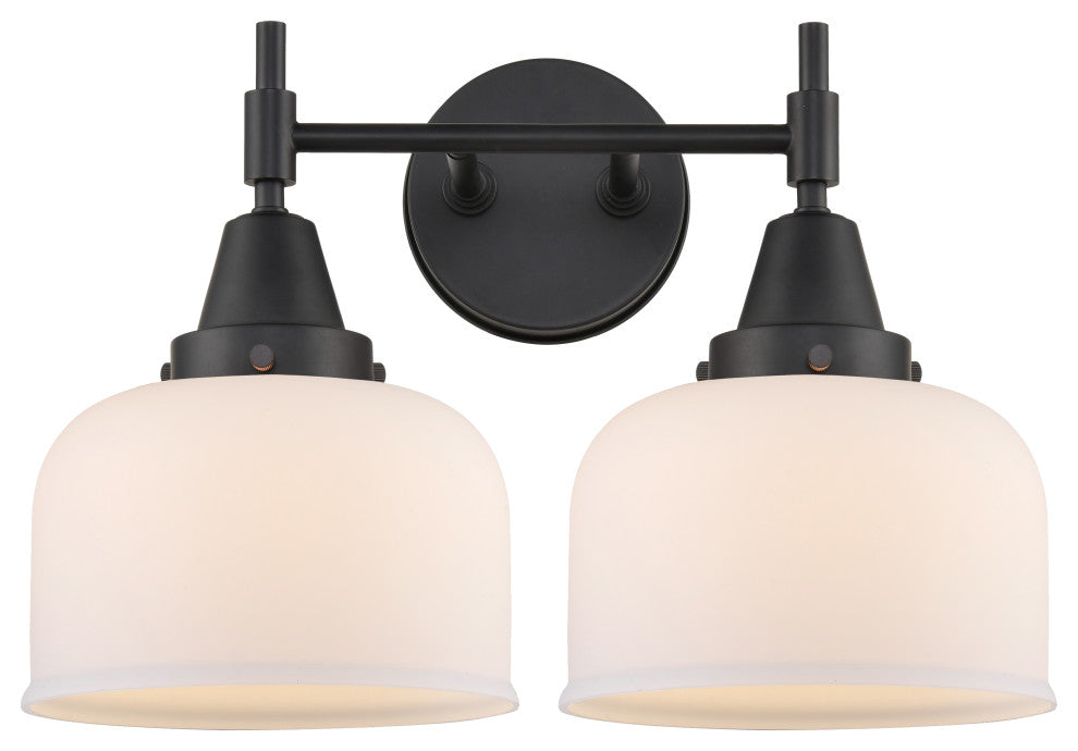 INNOVATIONS LIGHTING 447-2W-BK-G71-LED Caden 2 Light 17 inch Bath Vanity Light