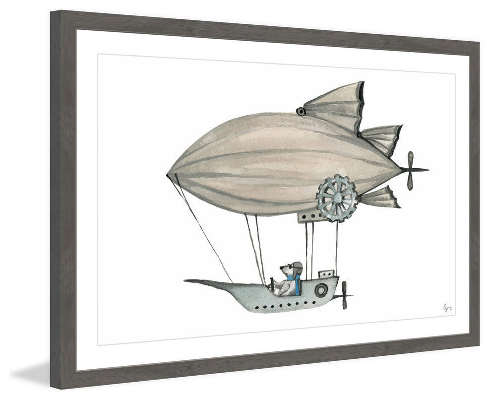 "Voyager" Framed Painting Print, 36"x24"