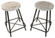 Illona 24" Stool, Set of 2, Natural Drftwd/Aged Iron