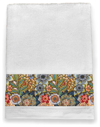 Boho Bouquet Bath Towel