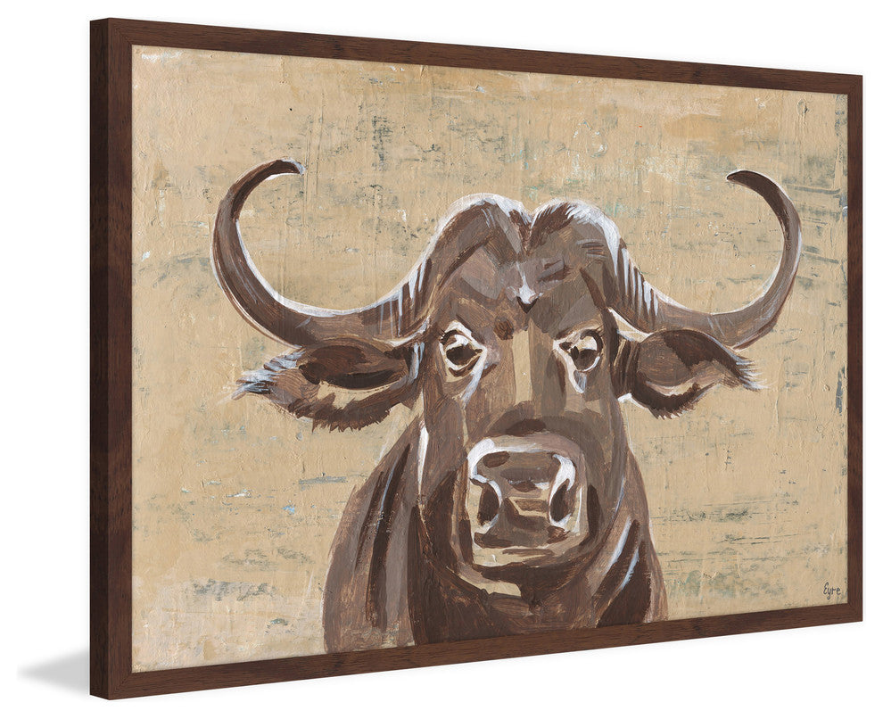 "No Bull" Framed Painting Print, 30"x20"