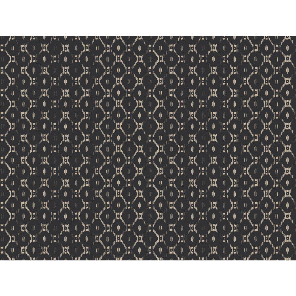 Fretwork Wallpaper, Black