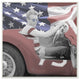 Stupell Industries Flag Car Vintage Hollywood Movie Star, 12 x 12