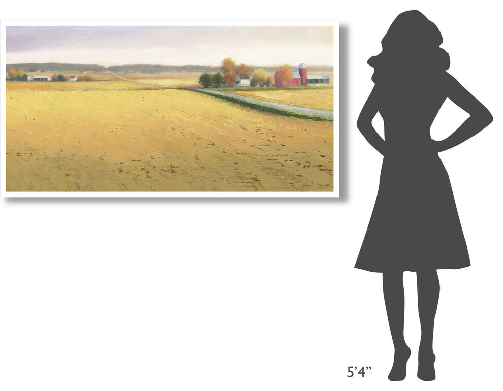 "Heartland Landscape II" Digital Paper Print by James Wiens, 62"x32"