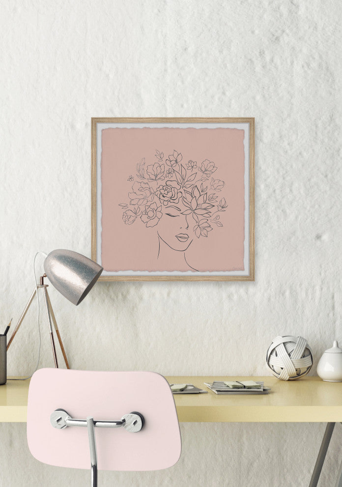 "Wild Influence" Framed Painting Print, 32x32