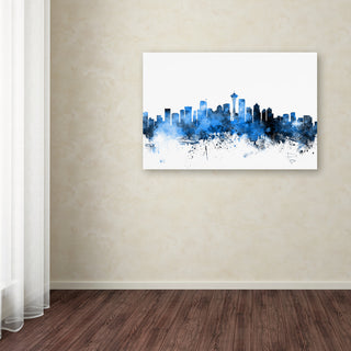 "Seattle, Washington Skyline II" Canvas Art by Michael Tompsett
