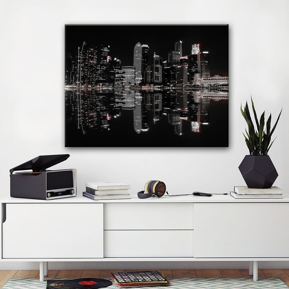Night in the City'' Canvas Wall Decor