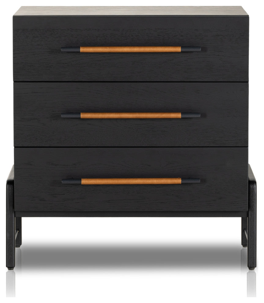 Rosedale 3 Drawer Dresser-Ebony Oak