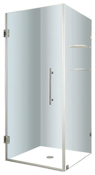 Aston Aquadica GS 32"x32"x72" Completely Frameless Square Shower, Stainless