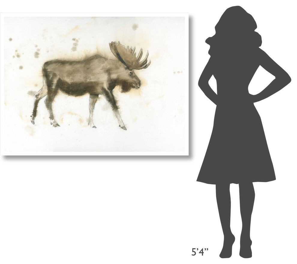 "Moose" Digital Paper Print by James Wiens, 50"x38"