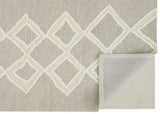 Weave & Wander Elika Brown 5'x8' Hand Tufted Area Rug