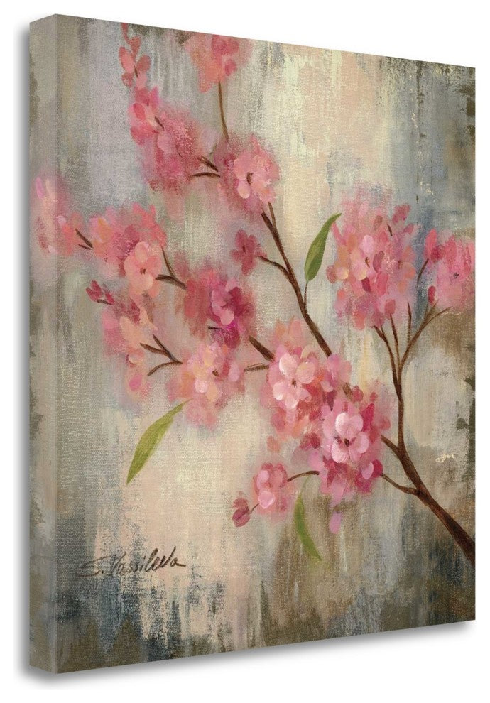 "Cherry Blossom II" By Silvia Vassileva, Giclee Print on Gallery Wrap Canvas