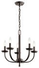 Kennewick Olde Bronze Chandelier 5-Light