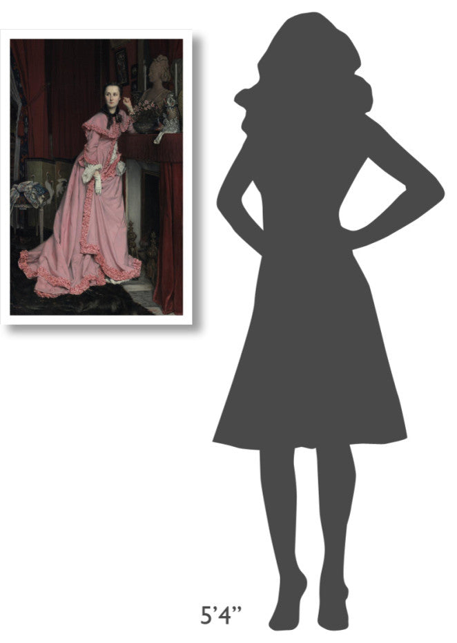 "Portrait of the Marquise de Miramon, nee, Therese Feuillant" Paper Art, 21"x32"