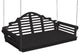 Poly Marlboro Swingbed, Black, 4 Foot