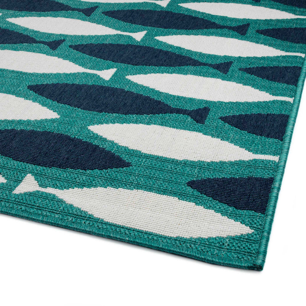 Kaleen Cove Collection Indoor Outdoor Polypropylene Area Rug