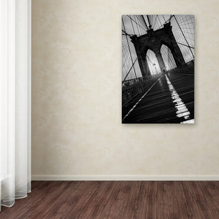 "Brooklyn Bridge Study I" Canvas Art by Moises Levy