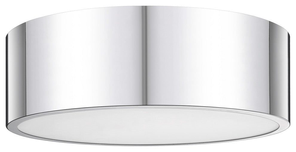 Zlite 2302F3-CH 3-Light Flush Mount, Chrome
