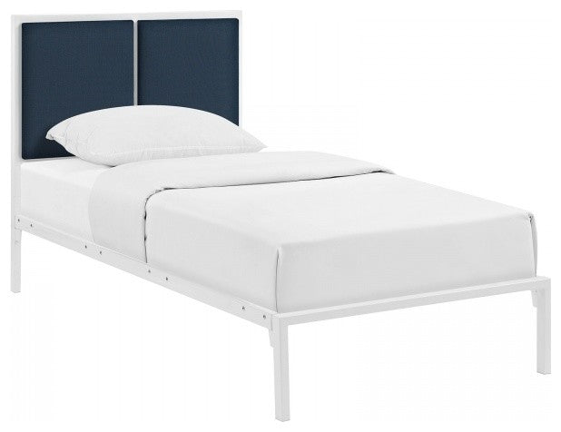 Della Twin Fabric Bed