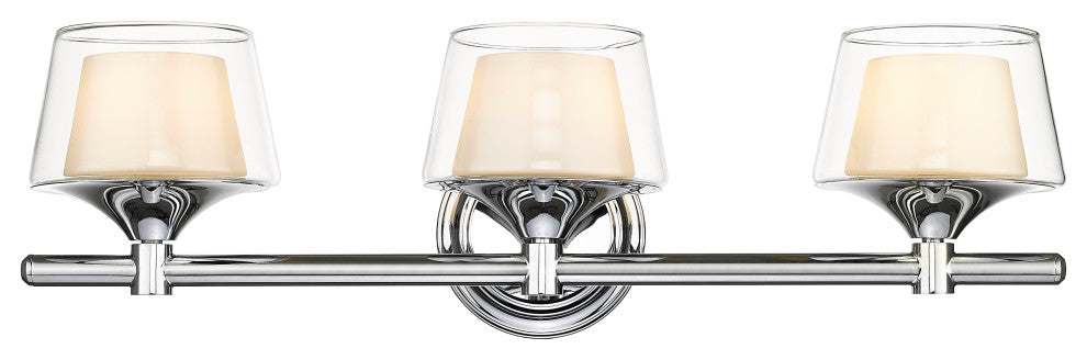 Innovations 311-3W-PC-CLW-LED 3-Light Bath Vanity Light, Polished Chrome