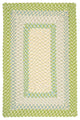 Montego MG69 Lime Twist Indoor/Outdoor Area Rug, Rectangular 4'x6'