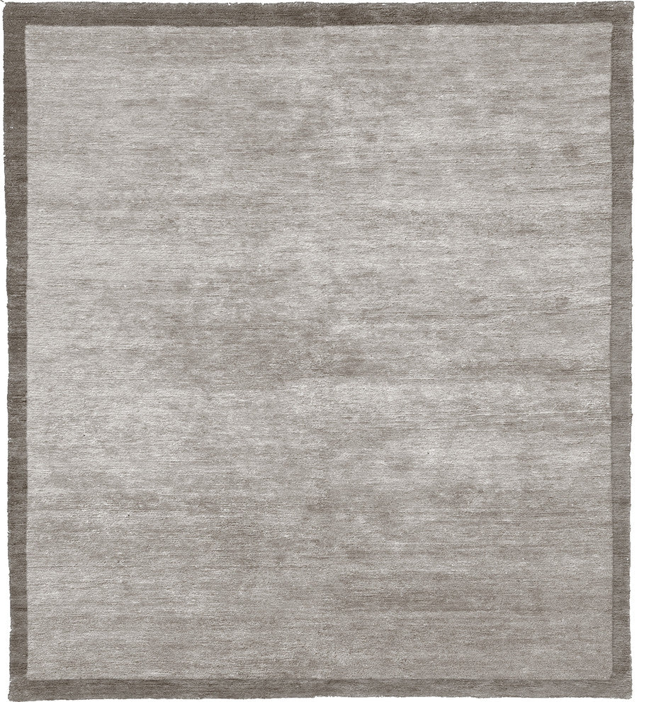 Greyfield Hand Knotted Rug, 6' Square