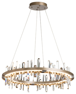 Solitude Circular LED Pendant, Soft Gold