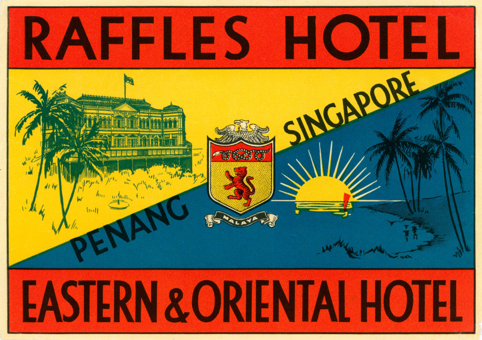 Contemporary Modern Transitional Fine Art, RAFFLES HOTEL, SINGAPORE
