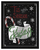 "Christmas Chalkboard III" Digital Paper Print by Elyse DeNeige, 22"x26"