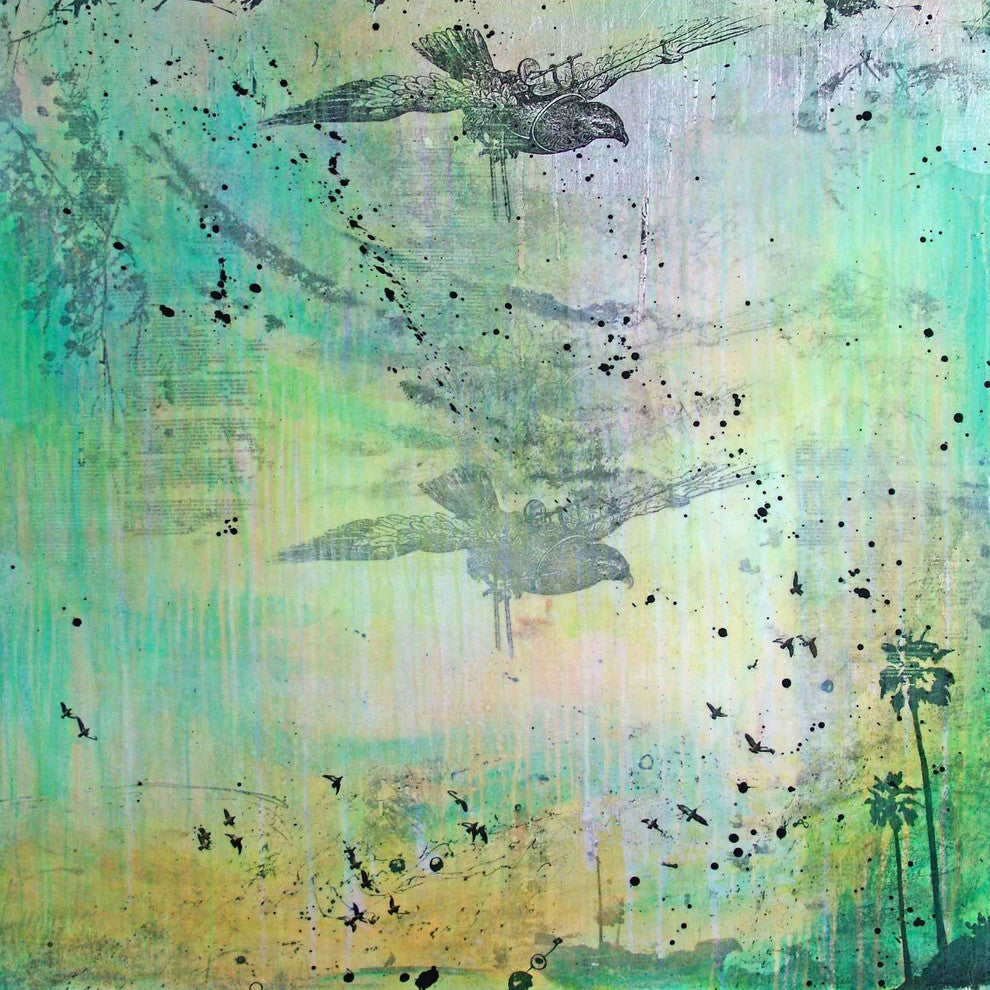 "Santa Cruz" Painting Print on Canvas by Tracy Silva Barbosa