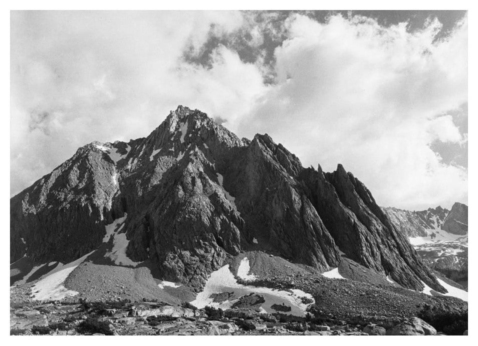 "Center Peak, Center Basin, Kings River Canyon, 1936" Paper Art, 24"x18"