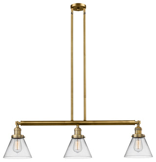 Innovations Lighting 213-Bb-G42-Led 3 Light Dimmable Led Island Light