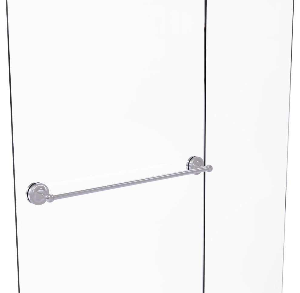 Prestige Regal 30" Shower Door Towel Bar, Satin Chrome