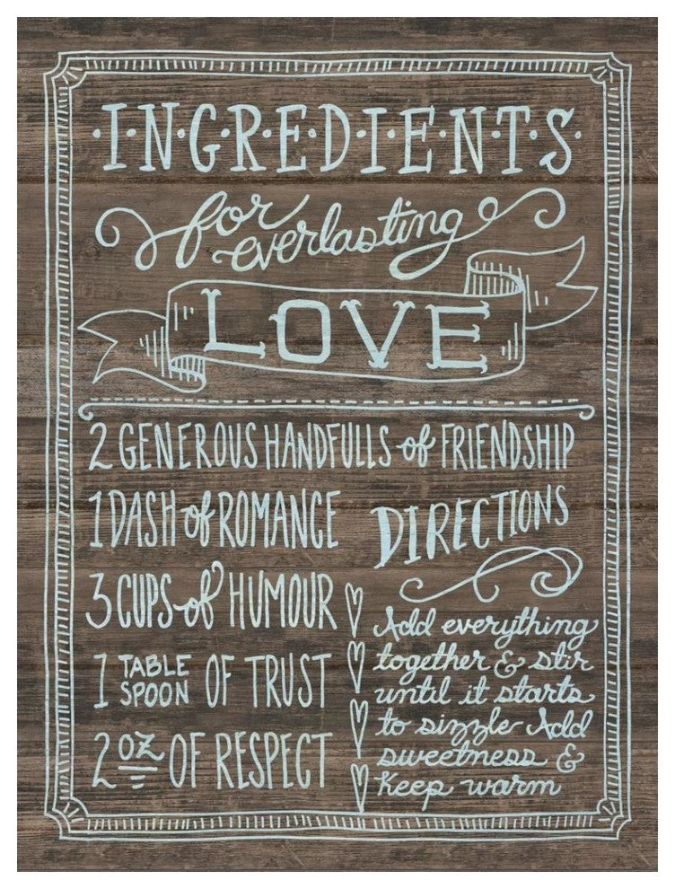 "Ingredients For Life III" Digital Paper Print by Mary Urban, 38"x50"