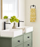 Amerock Davenport Transitional Towel Ring, Matte Black