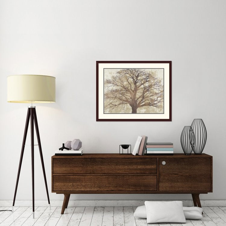 "Sacred Oak" Framed Digital Print by Alessio Aprile, 40x32"