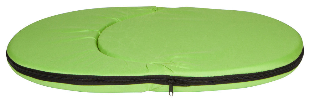 Portable Multiuse Adjustable Recliner Stadium Seat, Light Green