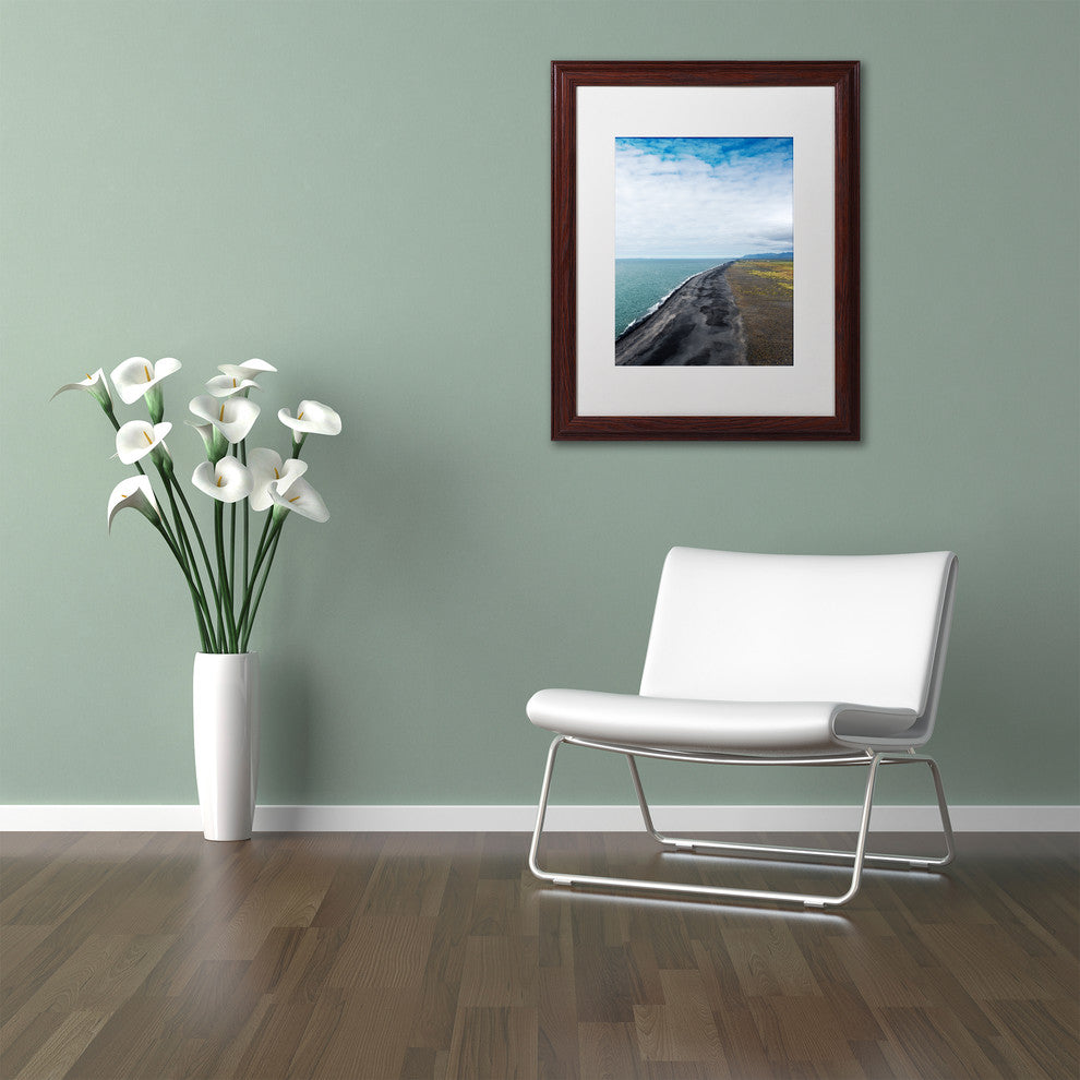 Philippe Sainte-Laudy 'Over Dyrholaey' Matted Framed Art