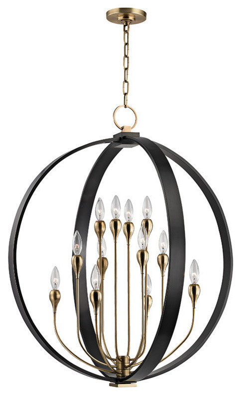Dresden, 12 Light, Chandelier, Aged Old Bronze Finish