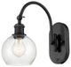 Innovations 518-1W-BK-G124-6-LED 1-Light Sconce, Matte Black