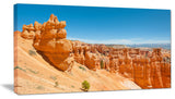 Beautiful Bryce Canyon, Landscape Canvas Art Print, 32"x16"
